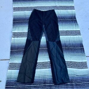 NWT Versace black lace high waist pants Versus Versace Y2K/90s vintage deadstock